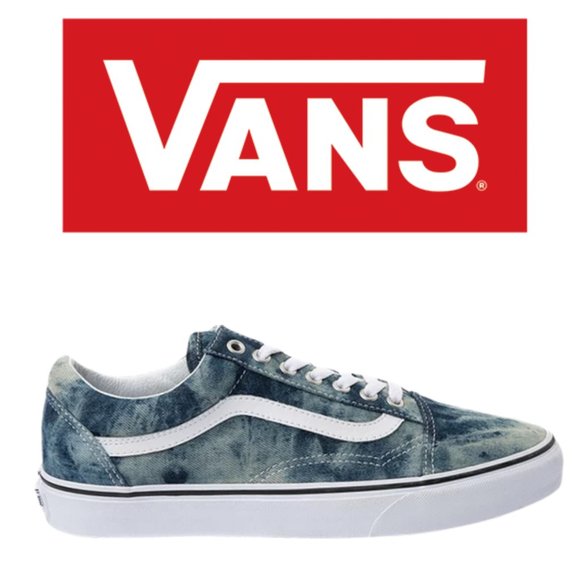 Vans Old Skool 'Acid Denim' Sneakers - Size 6.5 - Picture 1 of 9